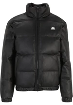 Men's jacket made of imitation leather Southpole Bubble black