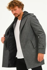 PLT8401 DEWBERRY MEN'S COAT-DARK GREY