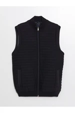 LC Waikiki Standard Mold Stand Collar Men's Knitwear Vest