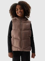 Girls' quilted vest