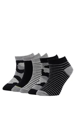 DEFACTO Boys' Patterned 5-pack Booties Socks