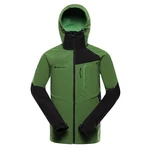 Men's softshell jacket with membrane ALPINE PRO ESPRIT treetop