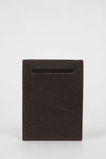 DEFACTO Men's Faux Leather Card Holder