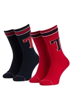 Tommy Hilfiger Ponožky - TH MEN TH PATCH SOCK 2P viacfarebné