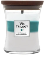 WOODWICK Trilogy vonná svíčka střední, Icy woodland 275 g