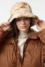 Trendyol Brown Animal Bucket Women's Hat