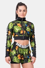 Bunda Nebbia Ocean Selected High-energy crop jacket 564 jungle green XS