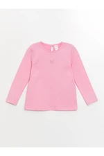 LC Waikiki Crew Neck Long Sleeve Basic Baby Girl T-Shirt