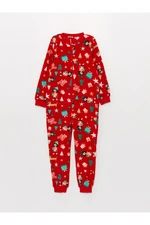 LC Waikiki Crew Neck Christmas Themed Fleece Girls' Sleeping Bag