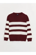 LC Waikiki Crew Neck Striped Long Sleeve Boy's Knitwear Sweater