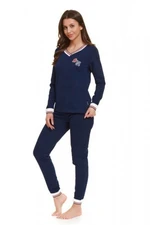 Doctor nap PM 4504 navy blue Dámské pyžamo L tmavě modrá