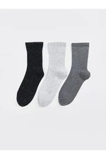 LC Waikiki Lcw Women's Plain Socks 3 Pack