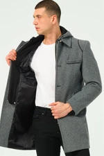 PLT8335 DEWBERRY MEN'S COAT-DARK GREY