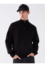 LC Waikiki High Collar Long Sleeve Men's Knitwear Sweater