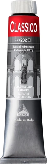 Maimeri Classico Olejová farba Cadmium Red Deep 200 ml 1 ks