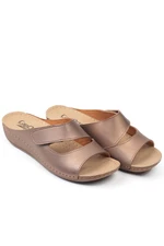 Capone Outfitters Capone Z0381 Copper Women's Comfort Anatomic Slippers.