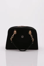 DGN 3261 Women's Shoulder and Hand Bag Black Mosaic