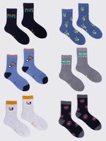 Yoclub Kids's 6Pack Children's Socks SKA-0006C-AA00-008