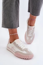 Women's Low-Top Sneakers Big Star Pink