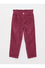 LC Waikiki Paperbag Girls Velvet Trousers