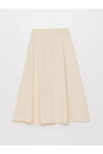 LC Waikiki Women's Elastic Waist Straight Skirt