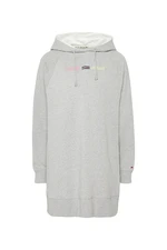 Tommy Jeans Dress - TJW LOGO HOODIE DRESS grey