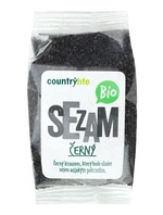 Country Life Sezam černý neloupaný BIO 100 g