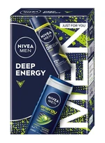 Nivea Men Box Deep Energy 2024 dárková sada pro muže 2 ks