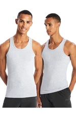 LC Waikiki Lw - U-Neck Combed Cotton Men's Undershirt, 2-pack