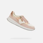 Light pink women's sneakers Geox Bulmya - Women's