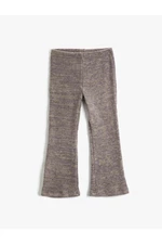 Koton kalhoty s rozšířenými nohavicemi, volný střih, měkká textura