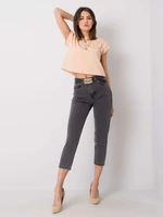 Dark grey high waist Jovita RUE PARIS