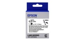 Epson LK-4WBA3 C53S654903 4mm x 3m, čierna tlač / biely podklad, originálna zmršťovacia bužírka