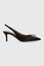 Lodičky Kurt Geiger London Belgravia Sling Back černá barva, s odkrytou patou, 9786900609