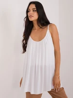 White loose viscose top OCH BELLA