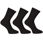 3PACK Nedeto Ankle Socks - Bamboo Black