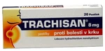 TRACHISAN 8mg proti bolesti v krku 20 pastilek