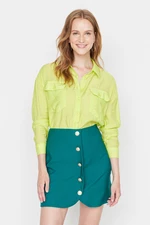 Trendyol Green Skirt With Woven Buttons