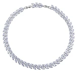 CRYSTalp Elegantný náhrdelník s kryštálmi Luminous 12251.R
