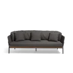 Ciemnoszara sofa ogrodowa Omer – Diphano