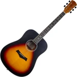 Arrow Silver D Sunburst Guitare acoustique