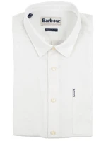 Barbour Letná košeľa Barbour Linen Mix Shirt - biela - M