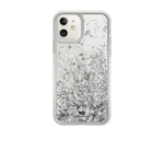 Puzdro White Diamonds Sparkle pre Apple iPhone 11, Silver Stars