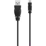 Belkin #####USB-Kabel USB 2.0 #####USB-A Stecker, #####USB-Micro-B Stecker 90.00 cm čierna pozlátené kontakty