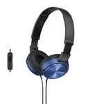 Sony MDR-ZX310AP + handsfree, blue