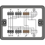 Rozvodný box WAGO 25 A, 250 V, černá, 1 ks