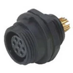 Deltron Connectors DELKSP1312/S4, kulatý konektor DIN, Provedení konektoru: zásuvka, vestavná IP68, nylon 6.6 UL 94V-0, pólů 4, 1 ks