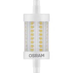 LED žárovka OSRAM 4058075811706 230 V, R7s, 7 W = 60 W, teplá bílá, A++ (A++ - E), tvar tyče, 1 ks