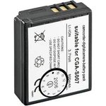 Li-Ion akumulátor pro Panasonic CGA-S007, 250985, 3,7 V, 900 mAh, černá