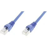 Síťový kabel RJ45 Telegärtner L00006D0092, CAT 5e, F/UTP, 25.00 m, modrá